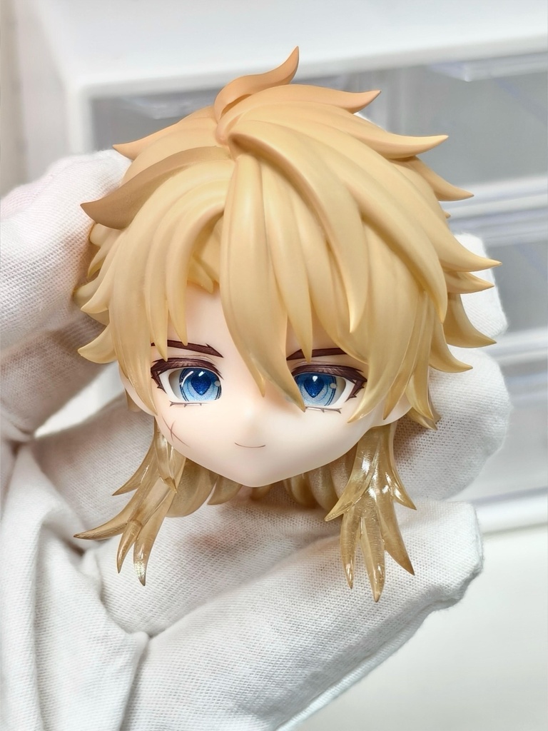ファルカ　オビツ11　ヘアパーツ　アイホールフェイス