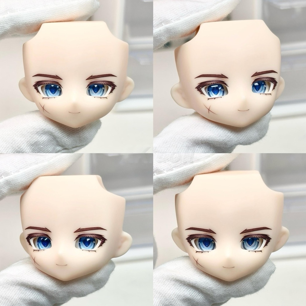 ファルカ　オビツ11　ヘアパーツ　アイホールフェイス
