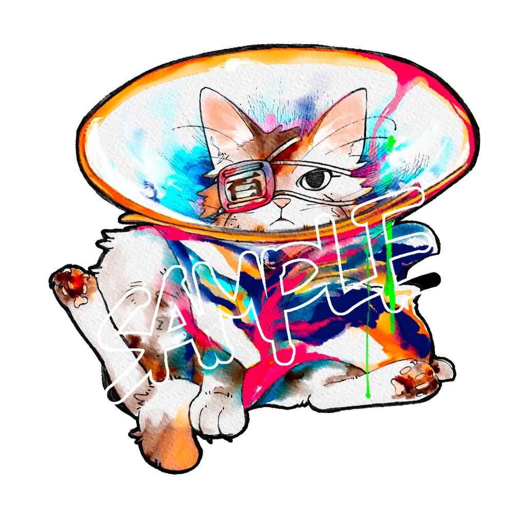 尾猫アクキー