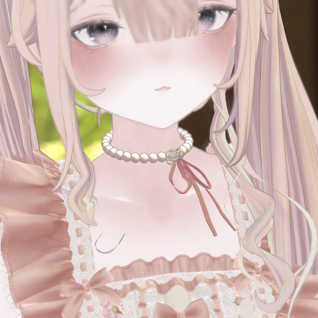 Pearl Ribbon Necklace