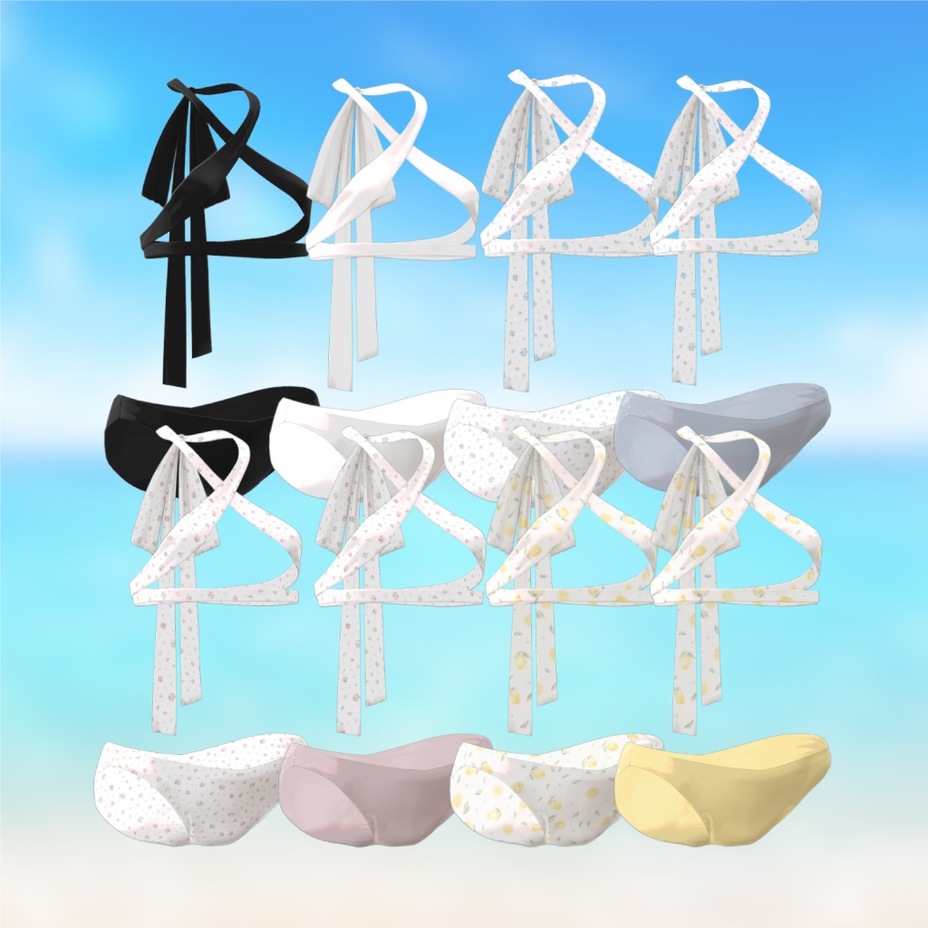 【mumus専用】Glassy Veil Swimwear