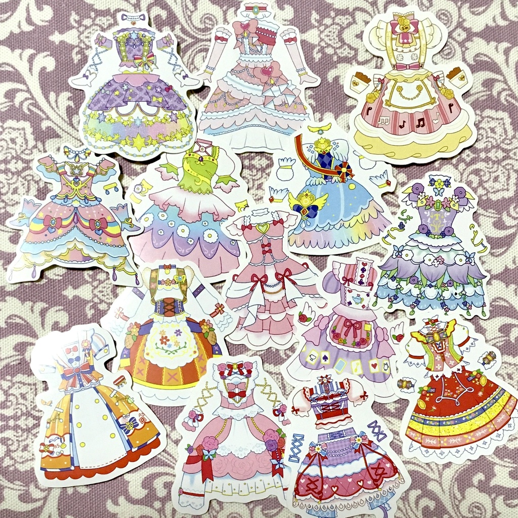 ドレスフレークシールセット～キュートタイプ～