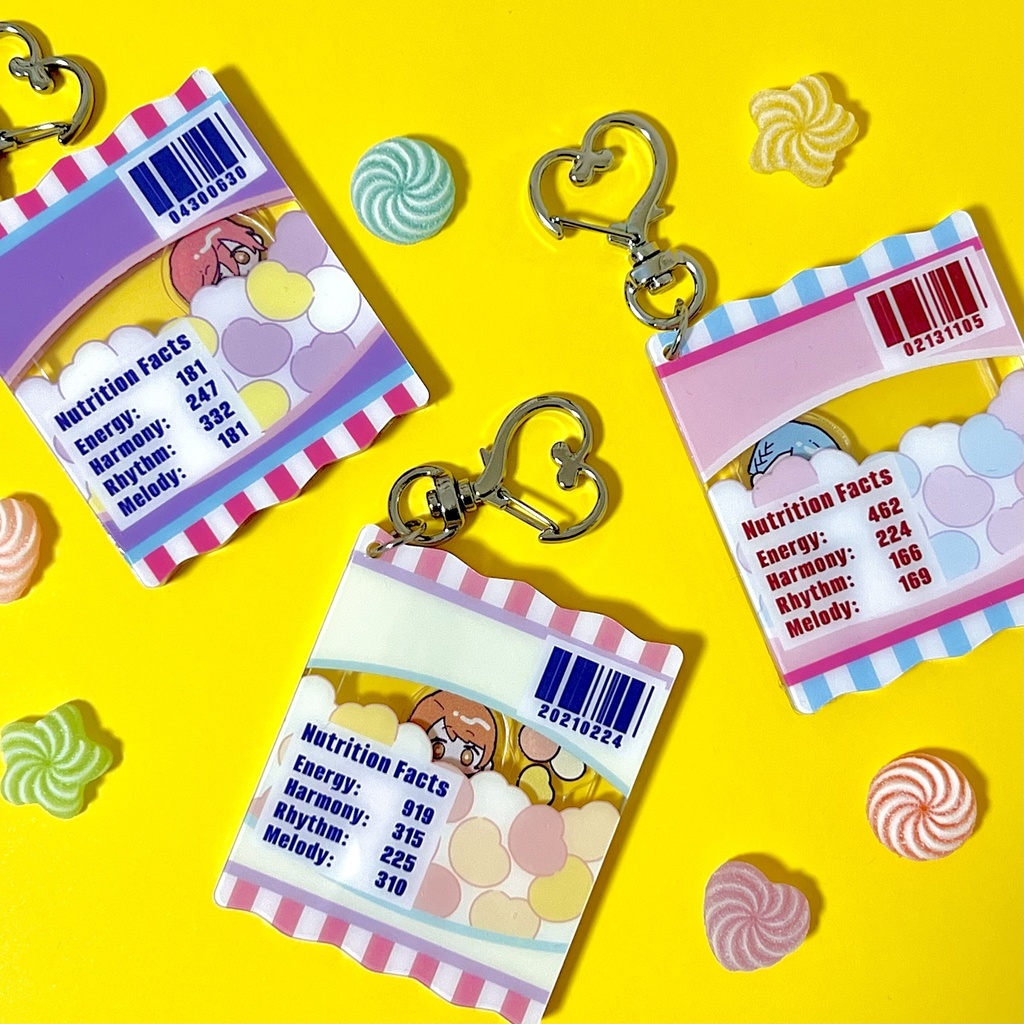 シャカシャカアクリルキーホルダー