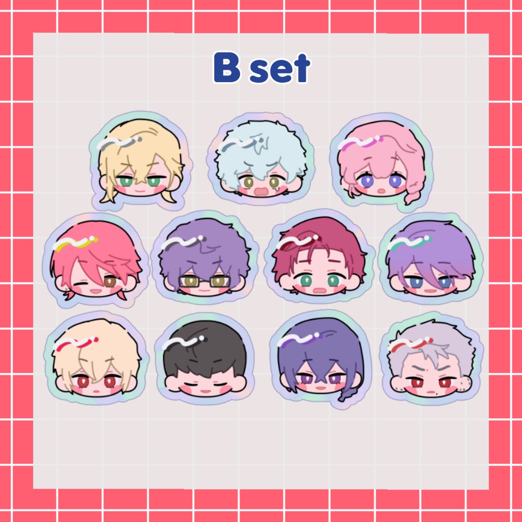 ホログラムフレークシール