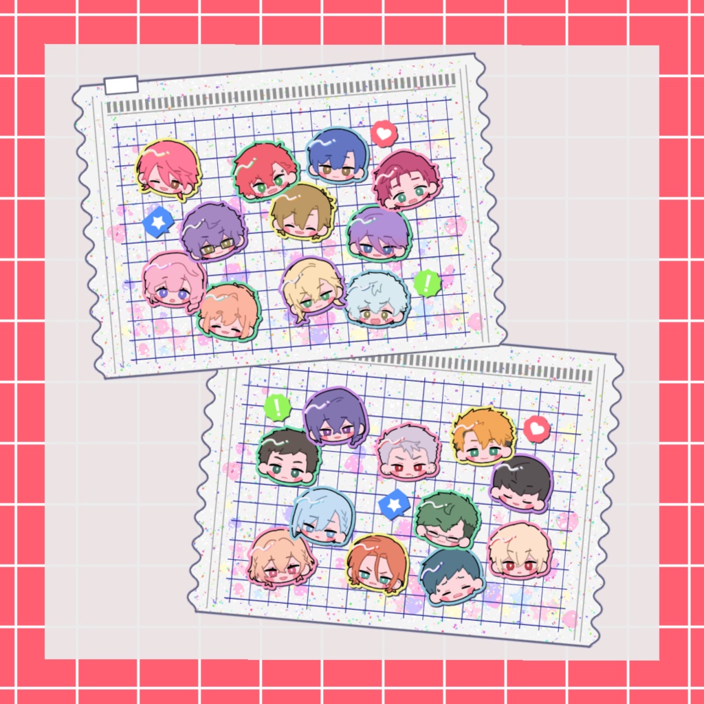 グリッター入りクリアポーチ