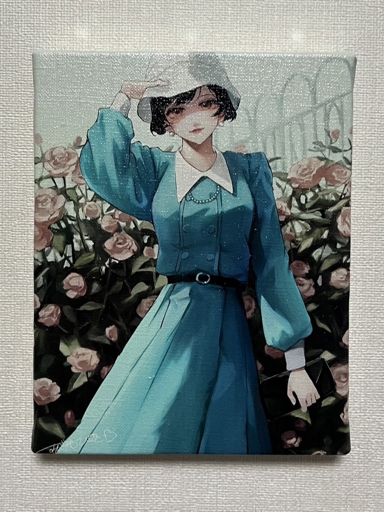 F0号キャンバスアート『愛郷の令嬢』