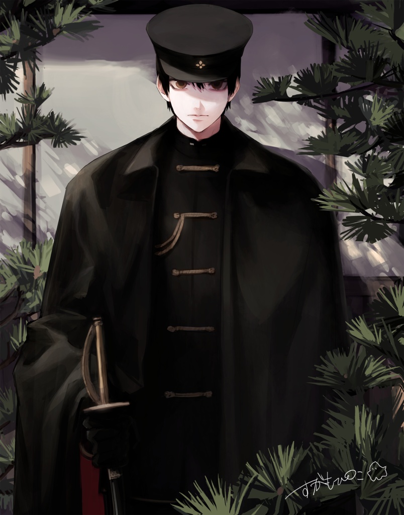 0号キャンバスアート『常緑の軍人』