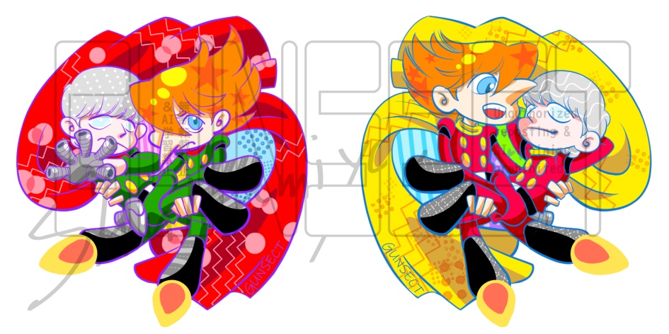 24両面アクリルキーホルダー