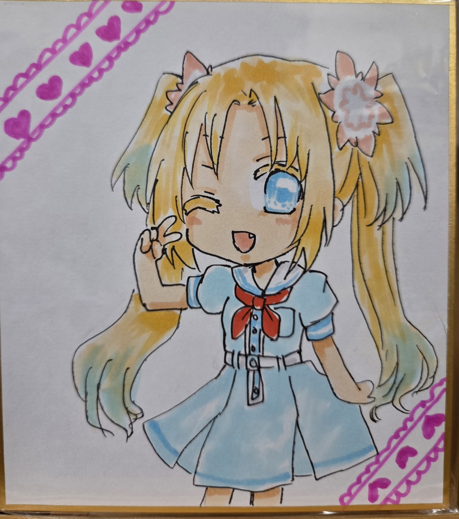 小サイズ色紙