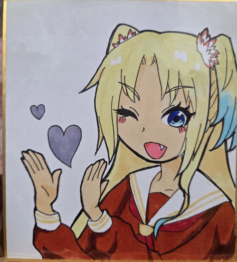 小サイズ色紙