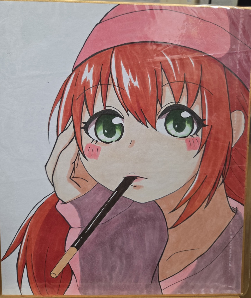 中サイズ色紙