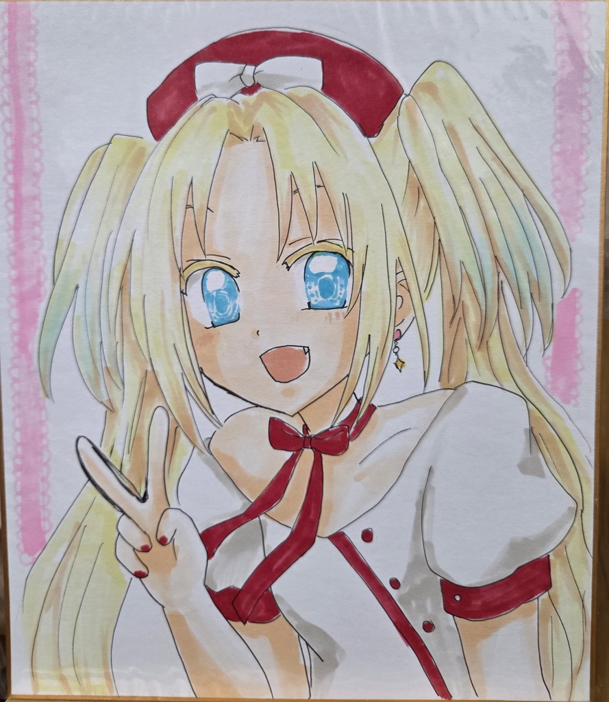 中サイズ色紙