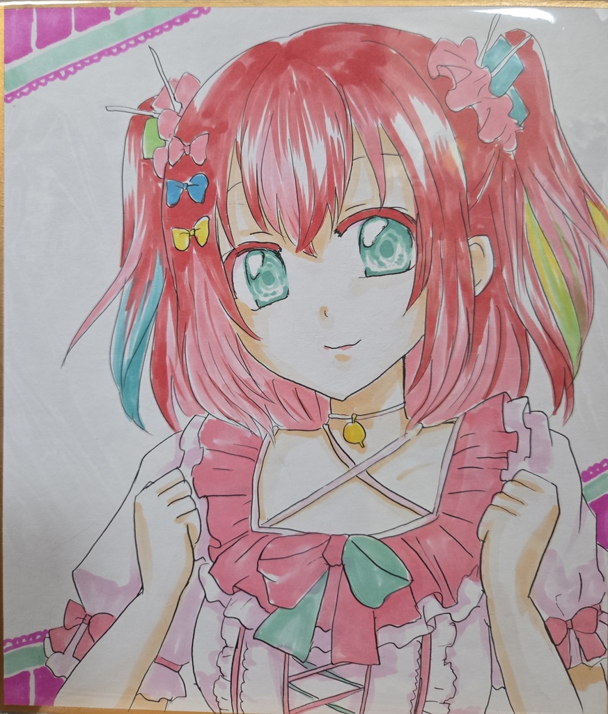 中サイズ色紙