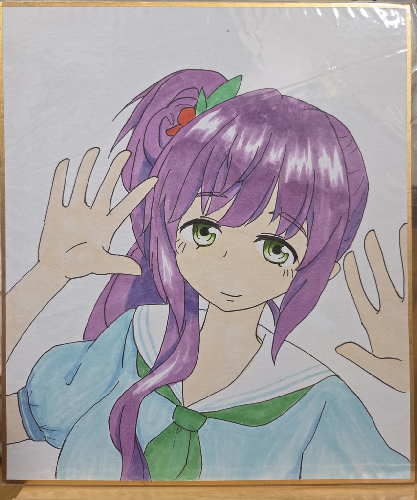中サイズ色紙