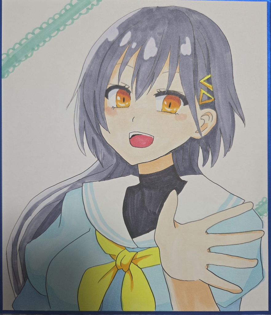 中サイズ色紙
