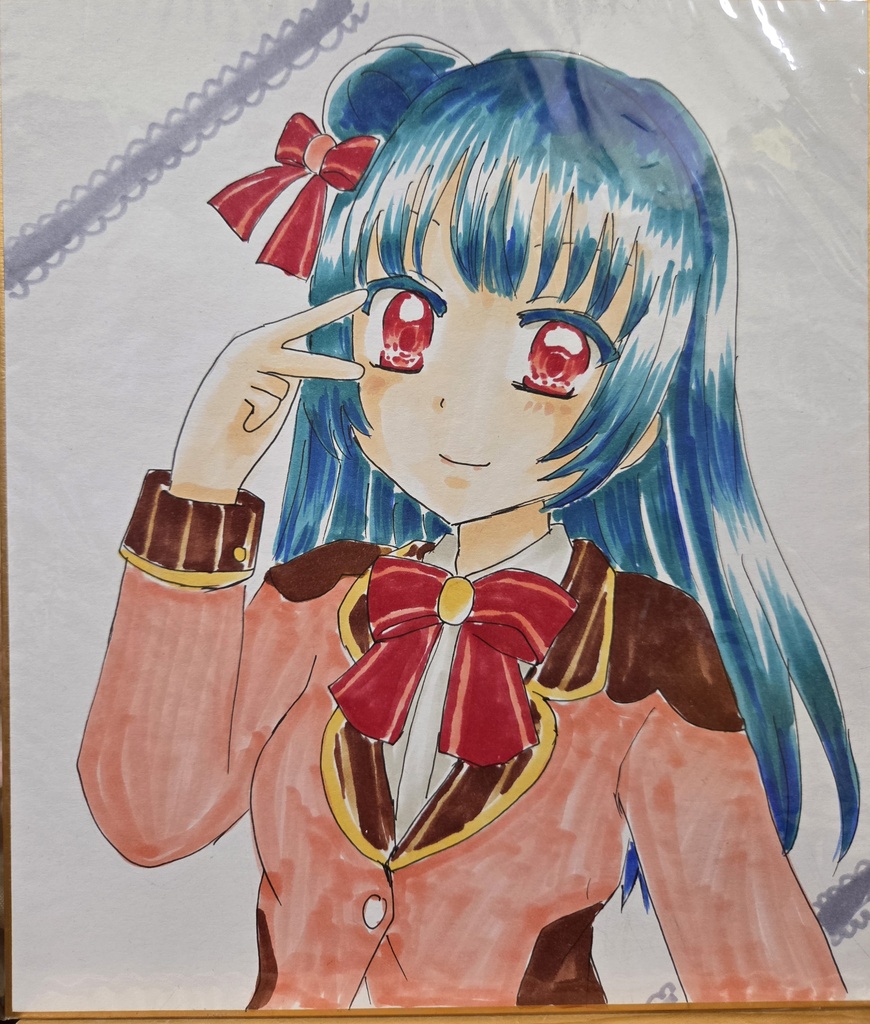 中サイズ色紙