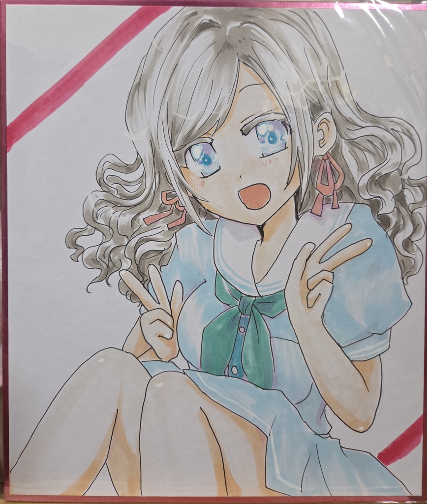 中サイズ色紙