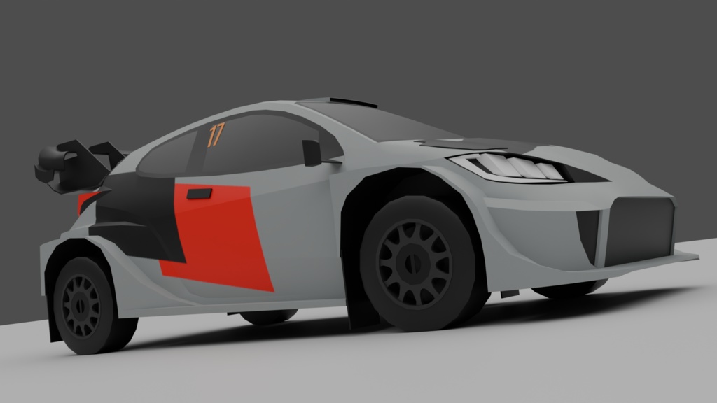 【商用可】3ドアハッチバックで4WDのバカ速いアレ【3Dモデル】