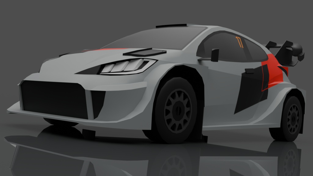 【商用可】GYR Rally1【3Dモデル】