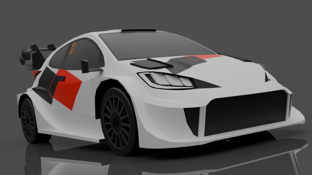 【商用可】GYR Rally1【3Dモデル】
