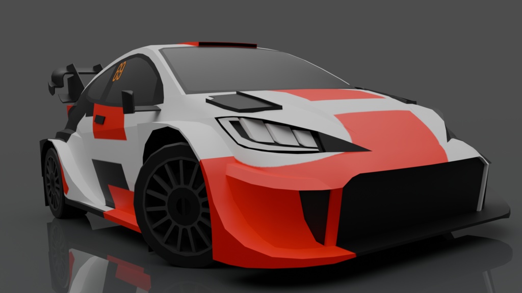 【商用可】GYR Rally1【3Dモデル】