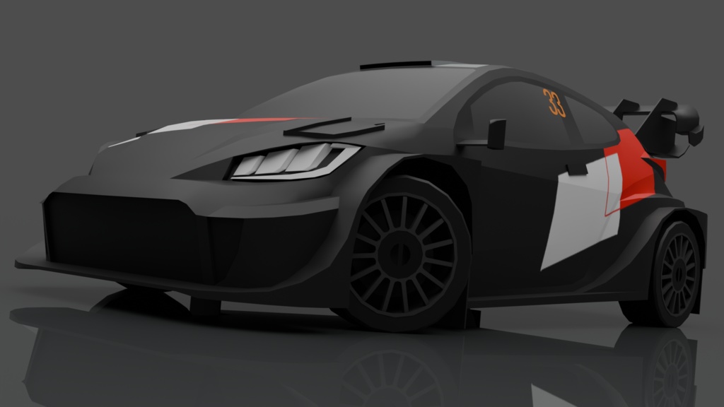 【商用可】GYR Rally1【3Dモデル】