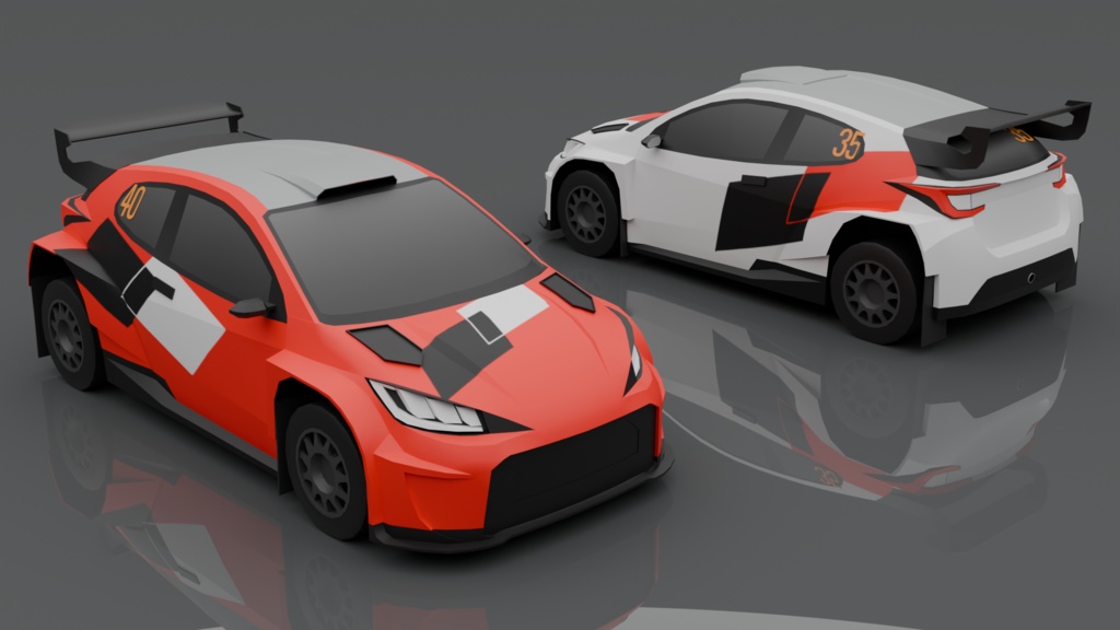 【商用可】GYR Rally2【3Dモデル】