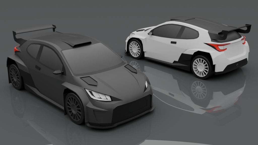【商用可】GYR Rally2【3Dモデル】