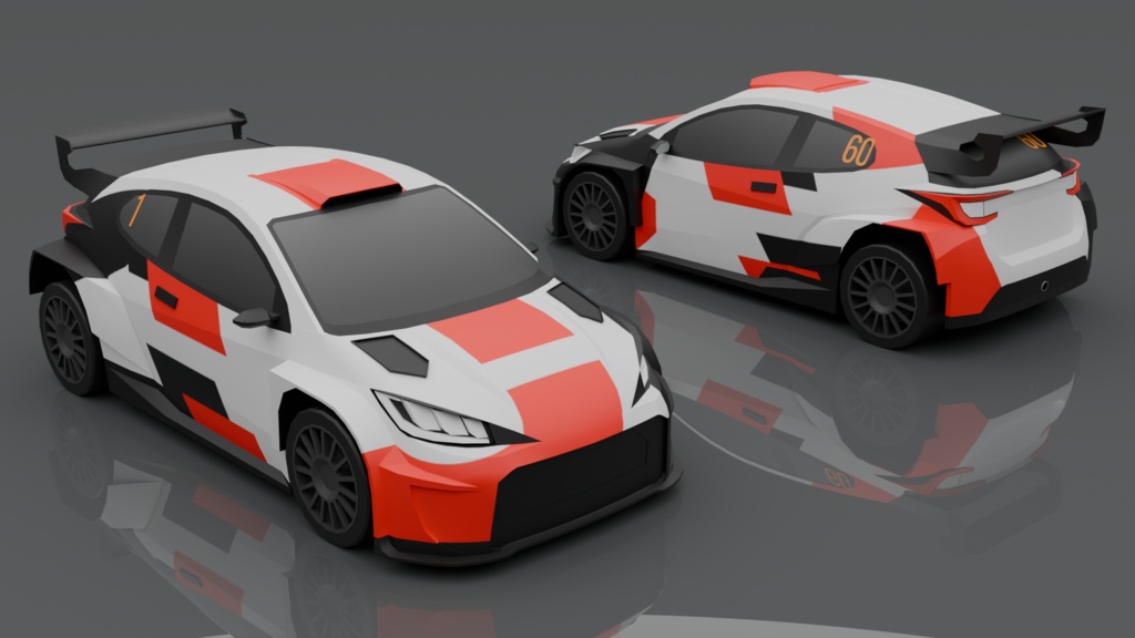 【商用可】GYR Rally2【3Dモデル】