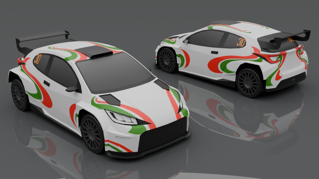 【商用可】GYR Rally2【3Dモデル】