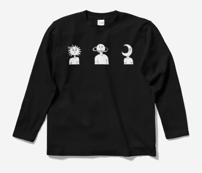 惑星ロングTシャツ