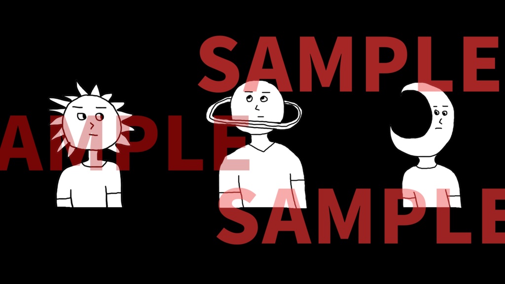 惑星ロングTシャツ