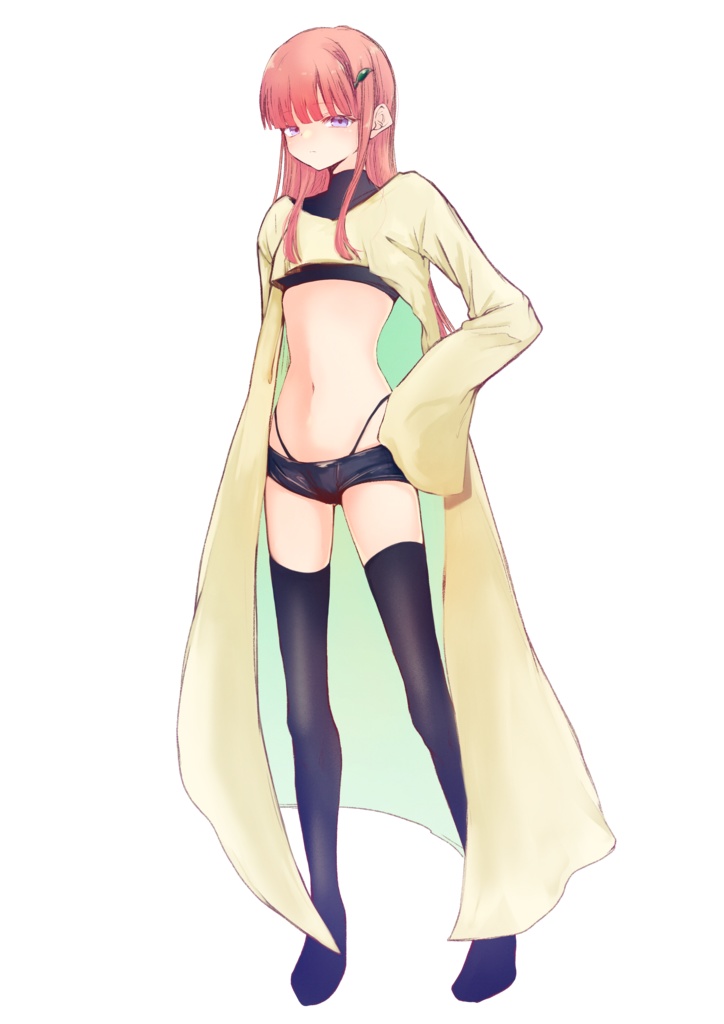 【フリー立ち絵素材】桃色ちゃん