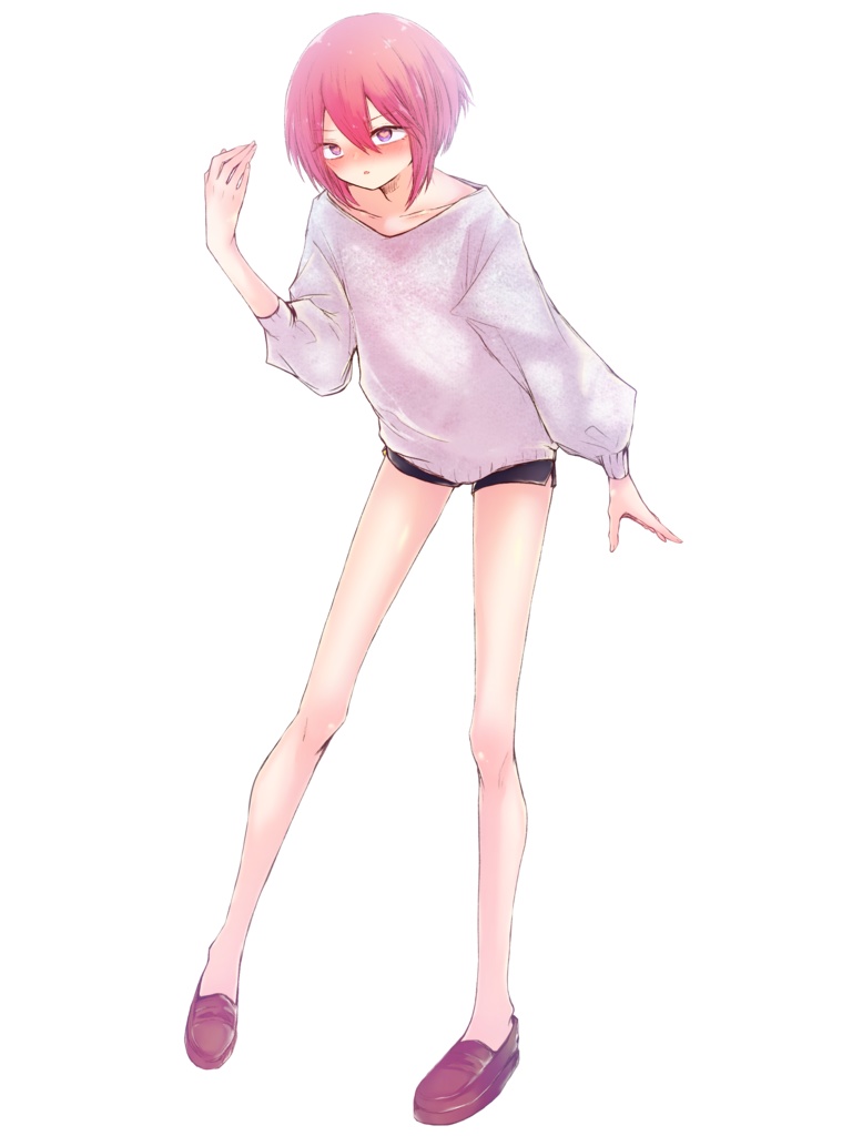 【フリー立ち絵素材】中性ちゃん