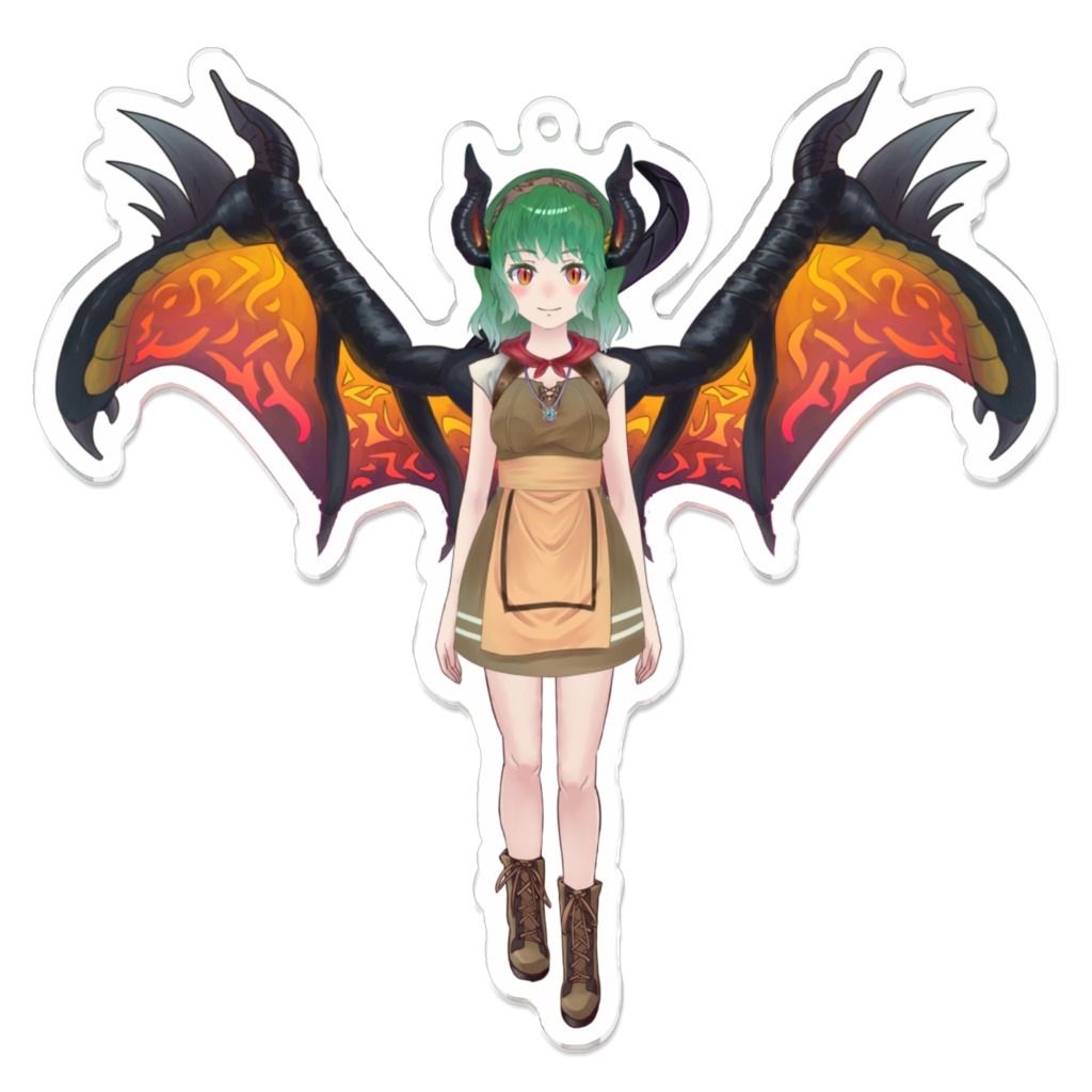魔竜/メロンアクリルキーホルダー