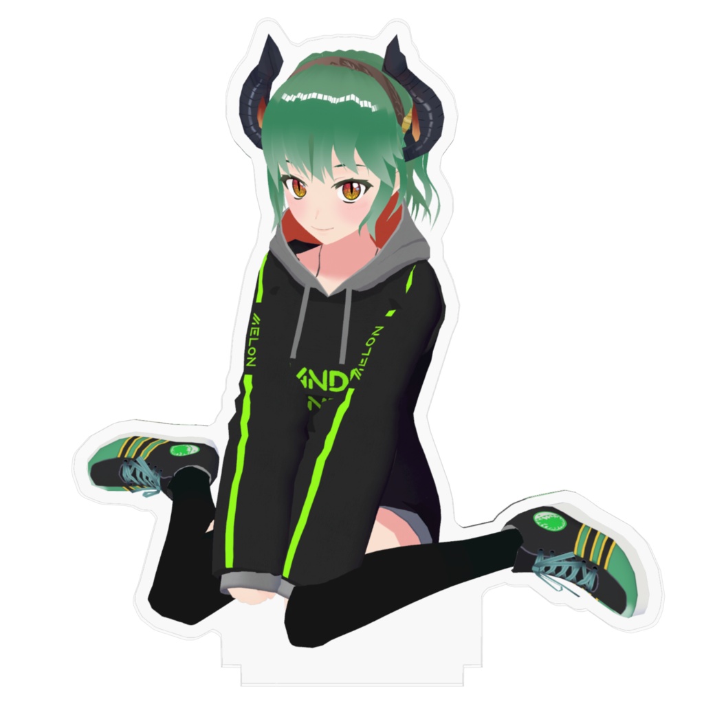 ぺたんこまりゅアクリルフィギュア