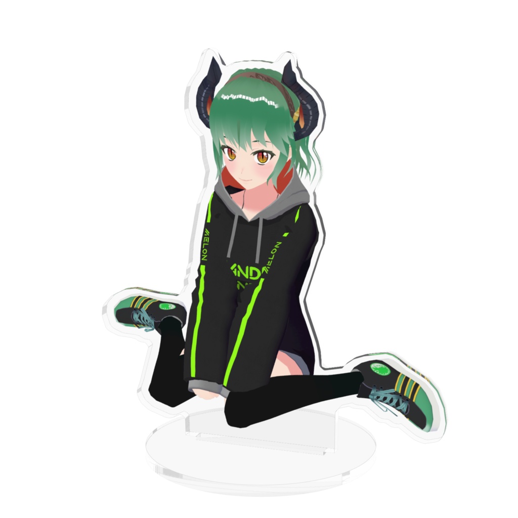 ぺたんこまりゅアクリルフィギュア