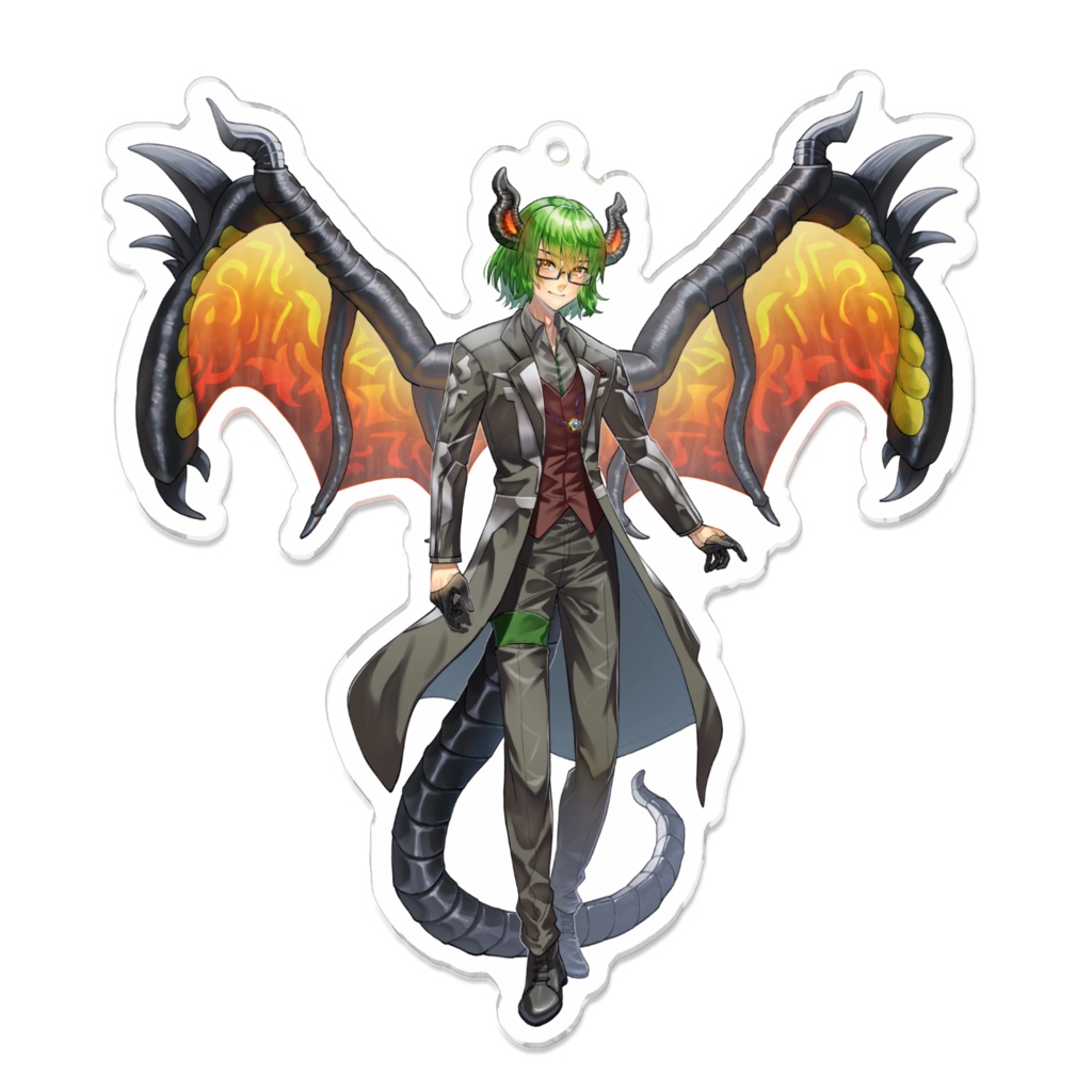 魔竜メロンアクリルキーホルダー