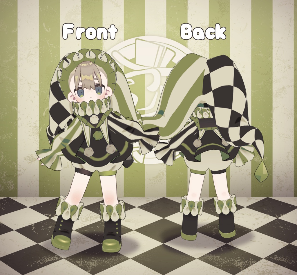 【VRC想定】みならいまめピエロ🎪【まめふれんず】