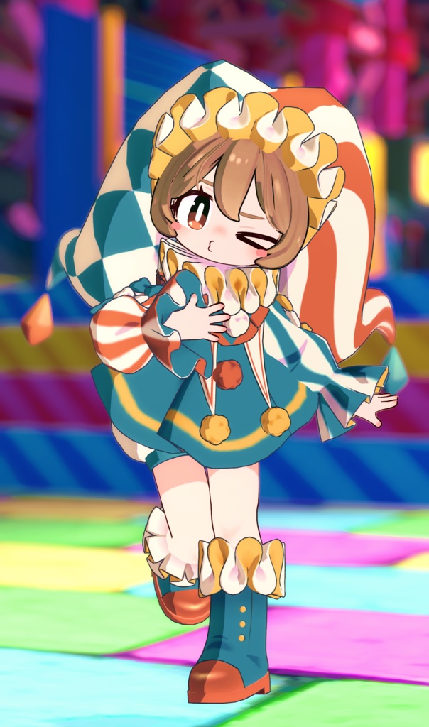 【VRC想定】みならいまめピエロ🎪【まめふれんず】