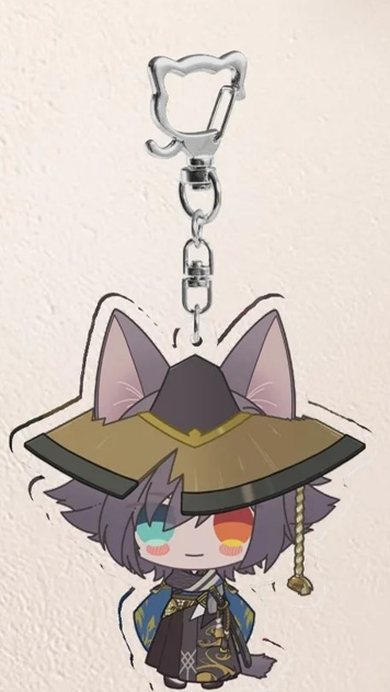 黒田猫助ぬい風アクキー