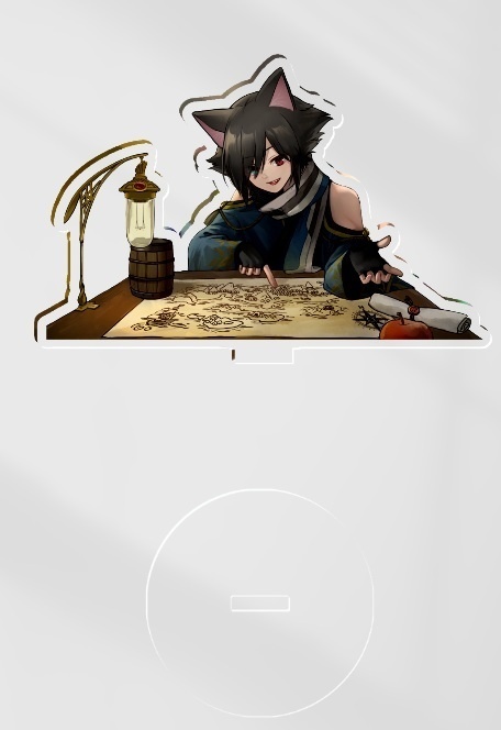 黒田猫助の「ここ行ってみません?」アクスタ