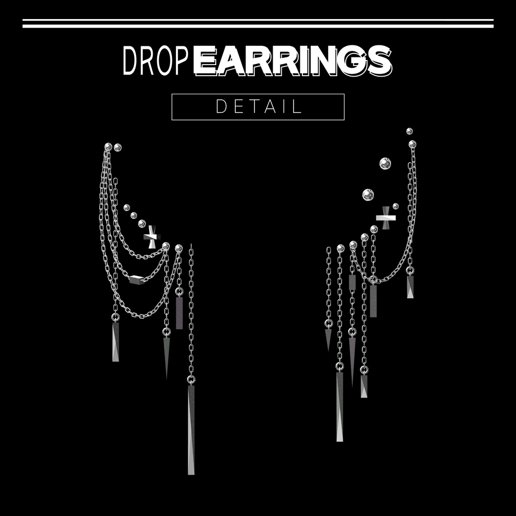 【 6 Avatar 】 Drop Earrings