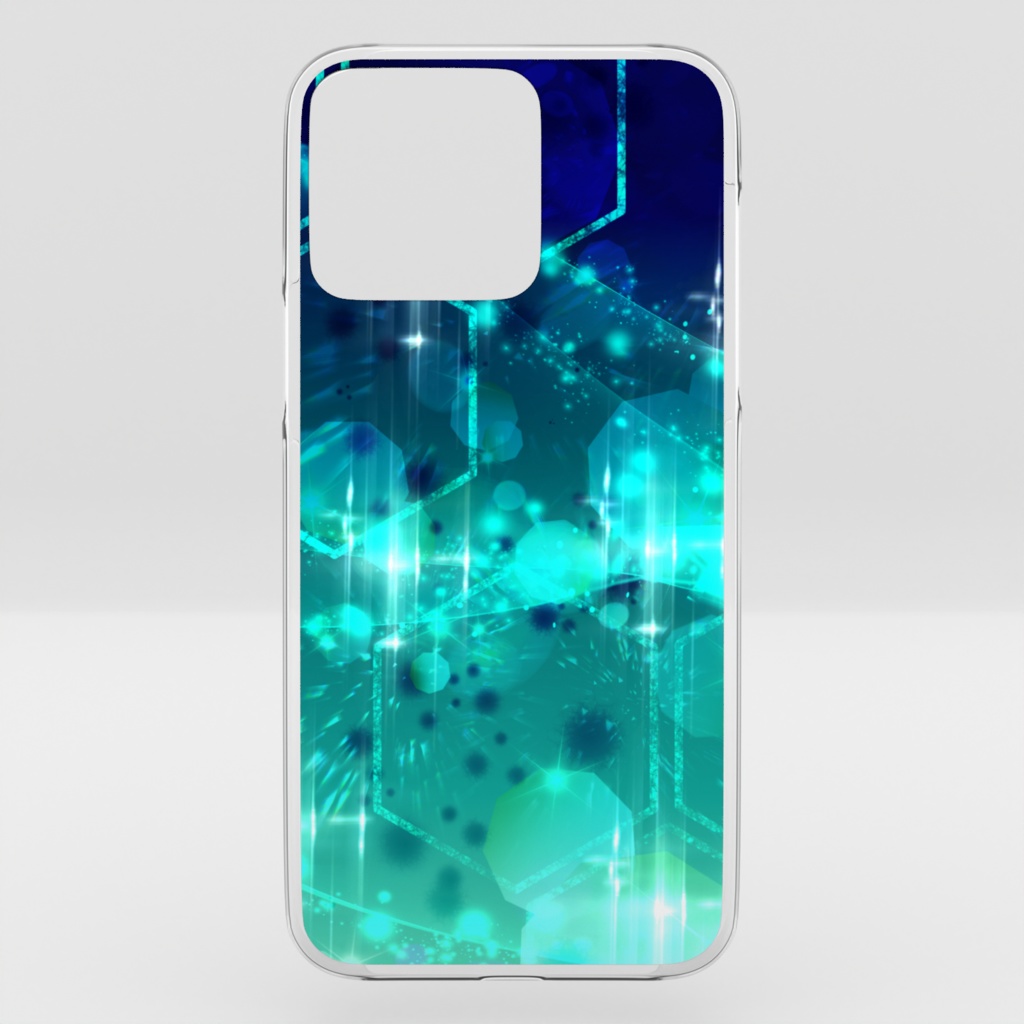 【LAG】綺麗 青iPhoneケース01