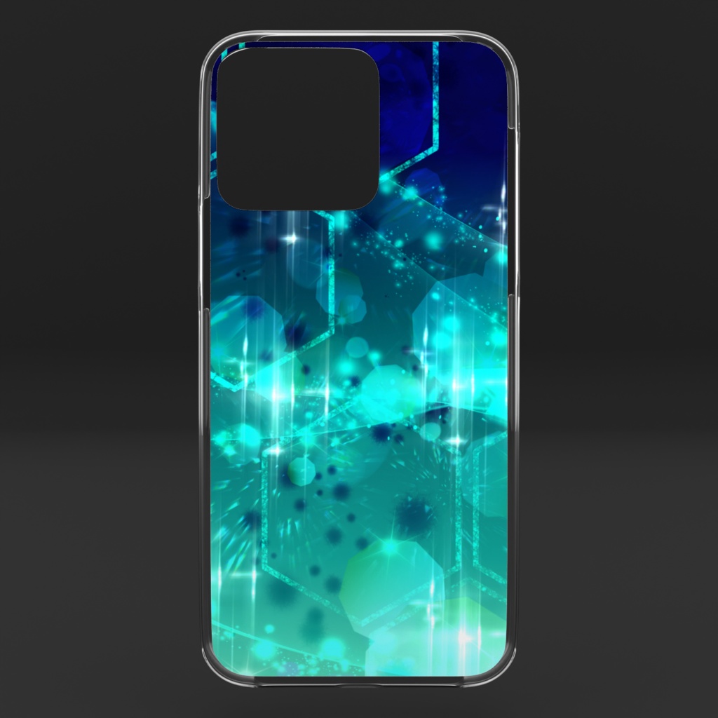 【LAG】綺麗 青iPhoneケース01
