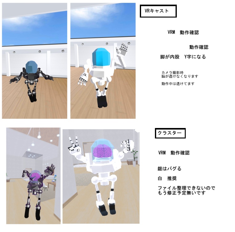 VRアバター 03脳みそロボ