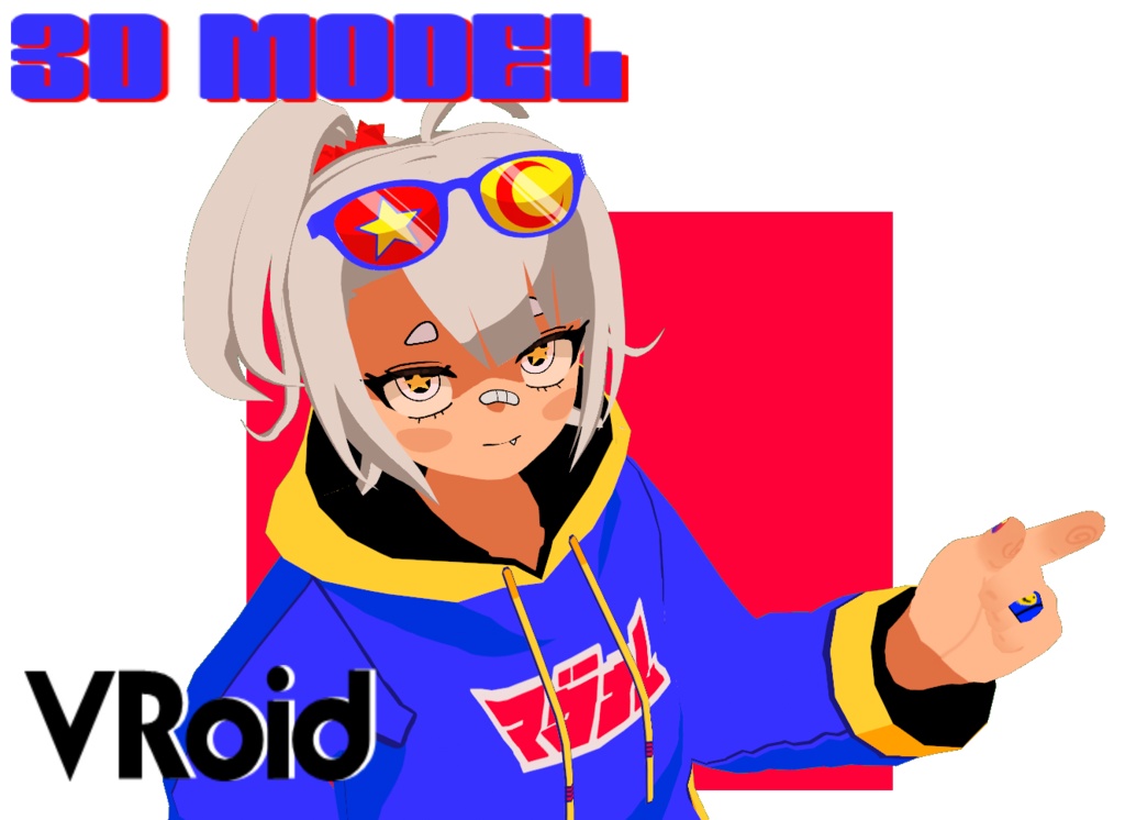 VRoid Model - P2U Sporty Gal