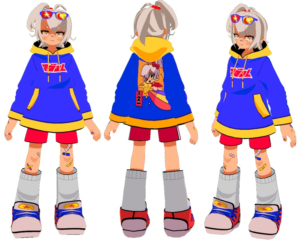 VRoid Model - P2U Sporty Gal