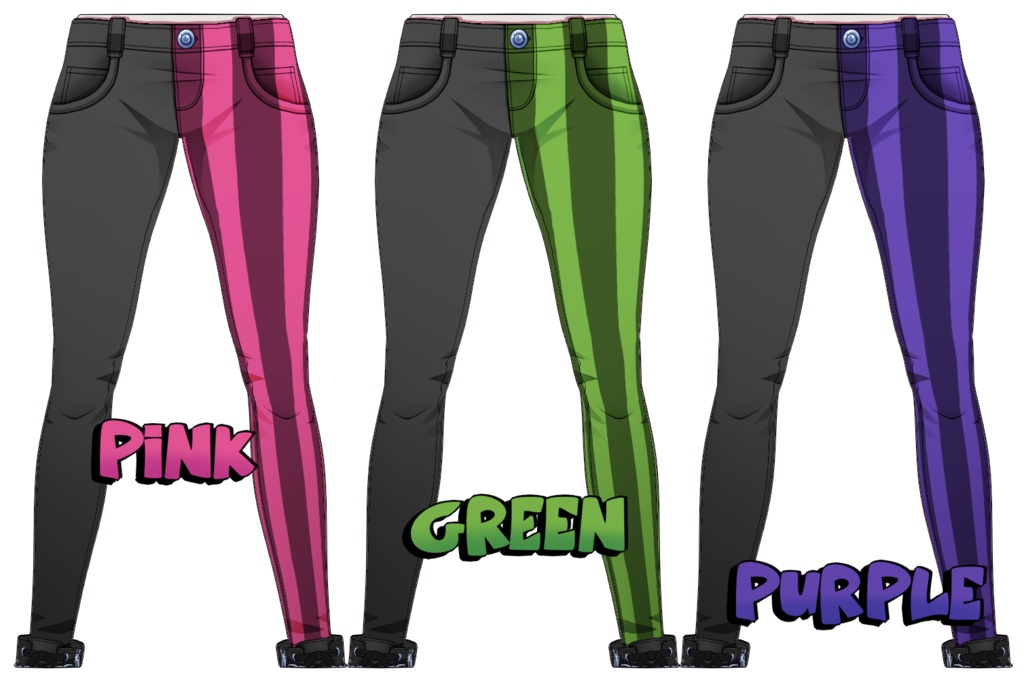 VRoid Punk Pants Texture/Custom Item