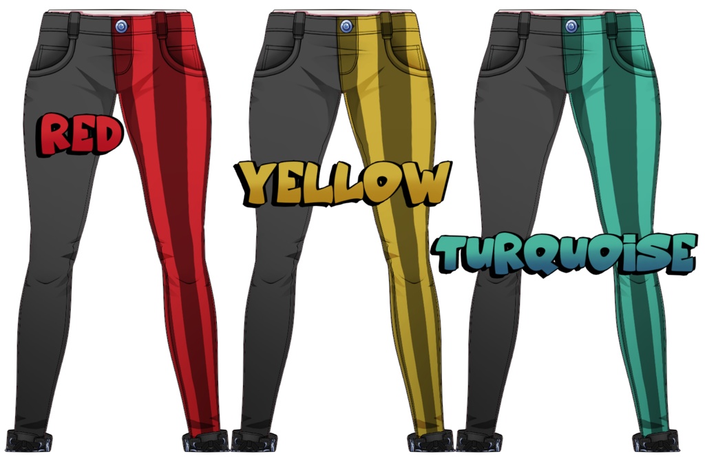 VRoid Punk Pants Texture/Custom Item